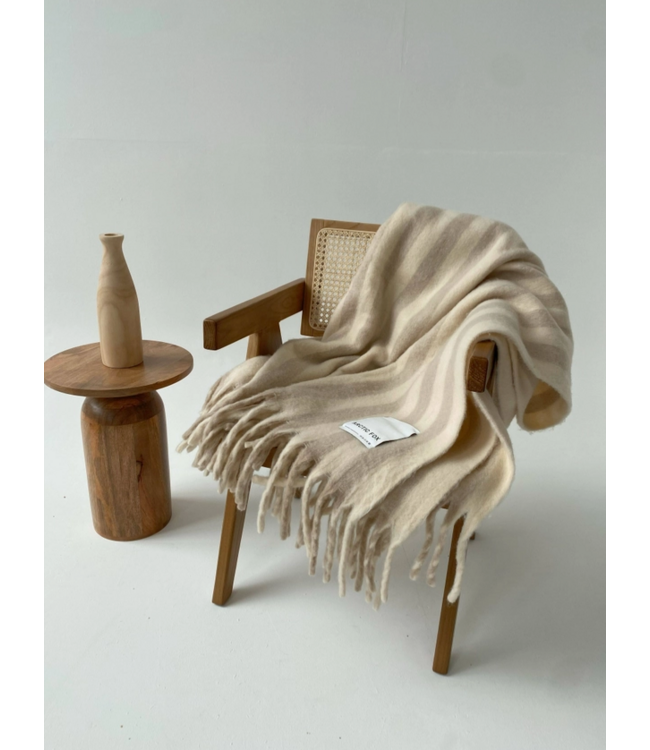 Wool Stripe Throw
