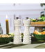 DK Household Brands Canada LTD 18cm/7" Salt & Pepper Mill- White Gloss Finish