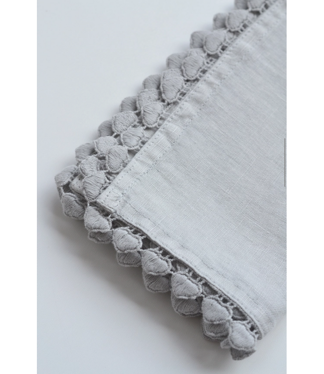 Orvveto linen napkin light stone