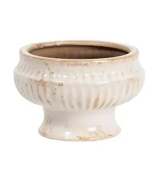 Antique Finish Ceramic Urn