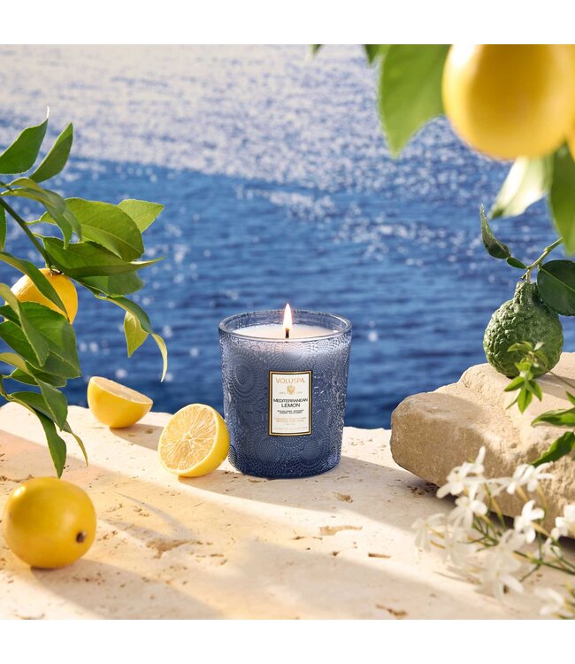 Voluspa Mediterranean Lemon 9oz Classic Candle