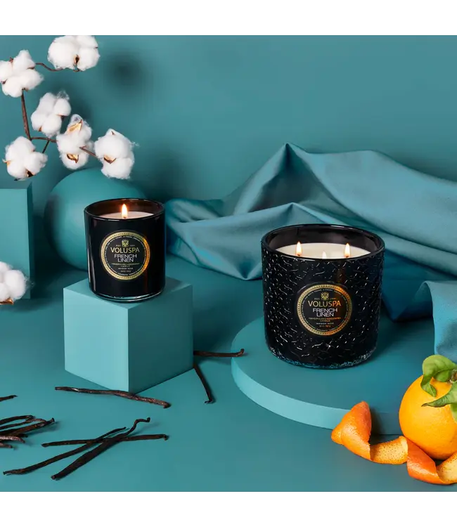Voluspa French Linen 9.5oz Classic