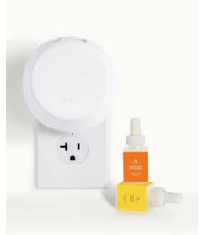 Thymes Mandarin Coriander and Lemon Leaf Pura Diffuser Kit