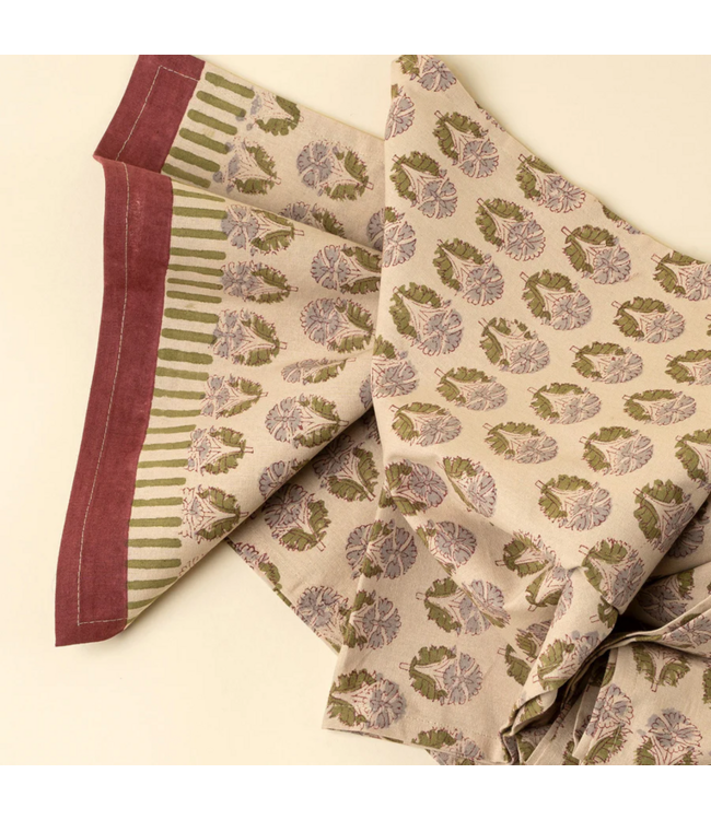 Indaba Block Print Table Runner