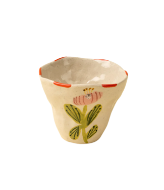 Indaba Flora Pottery Cup