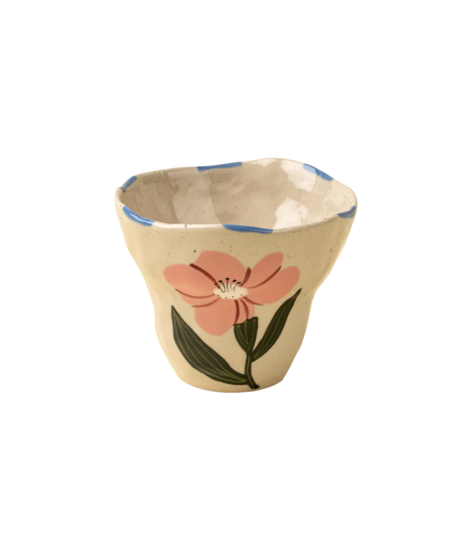 Indaba Flora Pottery Cup