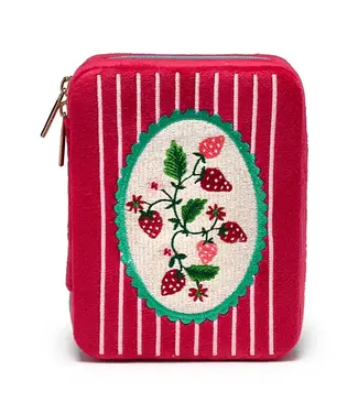 Velvet Jewelry Zip Case