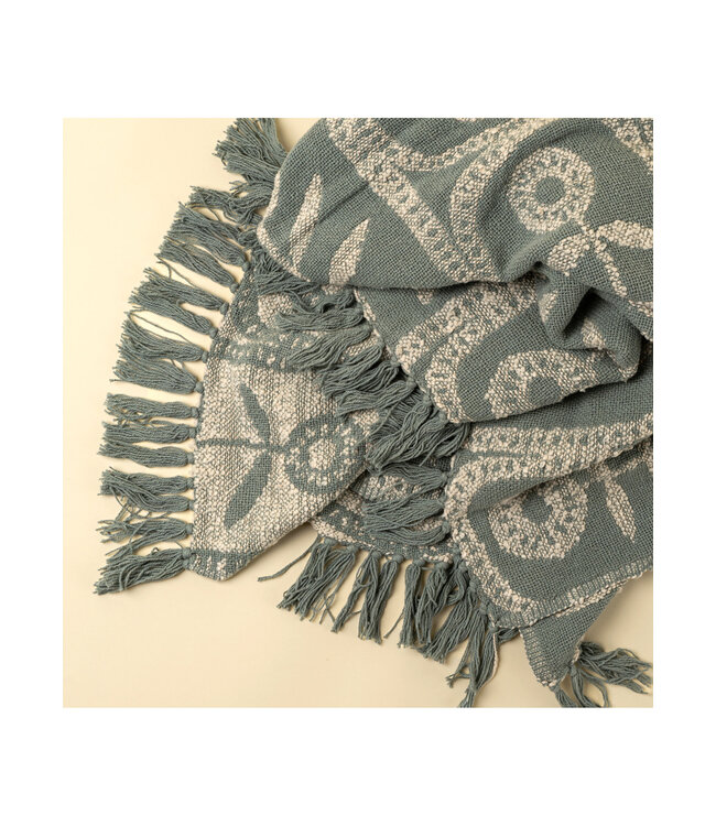 Indaba Marigold Throw - BLUE