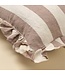 Indaba 20x20 Ruffle Thick Stripe Pillow