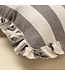 Indaba 20x20 Ruffle Thick Stripe Pillow