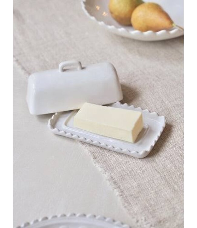 Indaba Scalloped Butter Dish