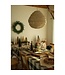 Indaba Salinas Gingham Tablecloth Grey