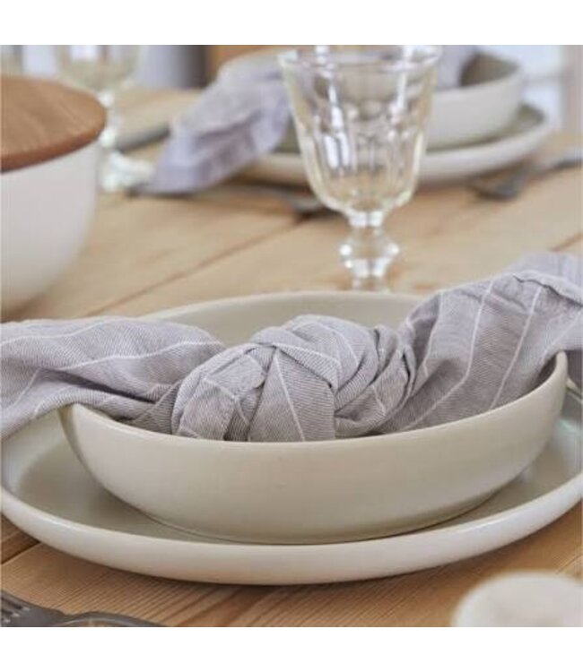 Casafina Pacifica Oyster Grey Soup/Pasta Bowl