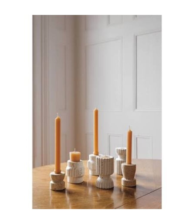 TravertineAltis Candleholder