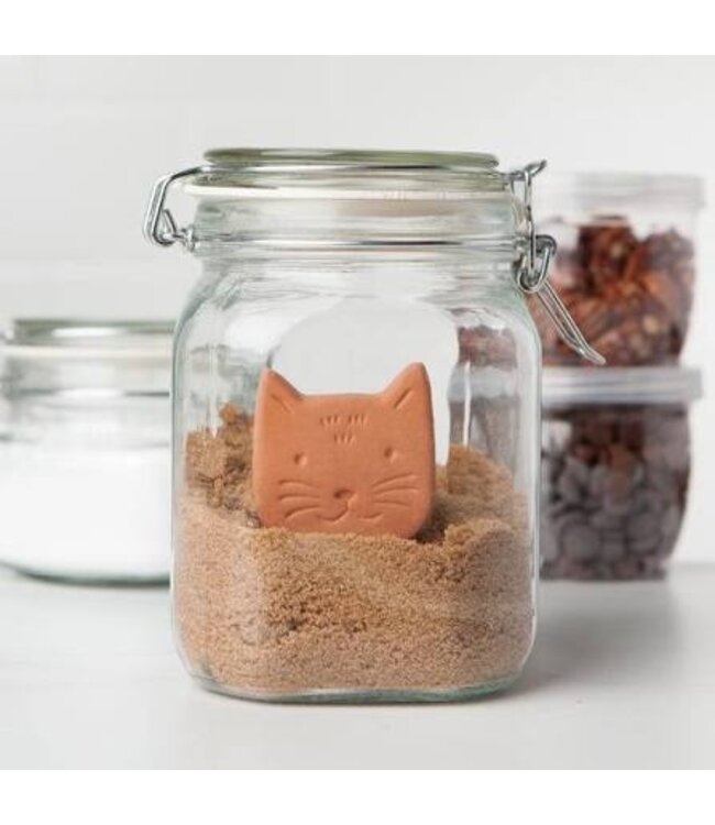 Calvin Cat Terracotta Sugar Saver