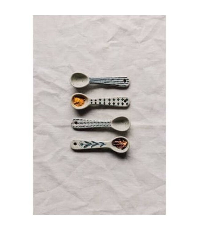 Set of 4 Element Mini Spoons