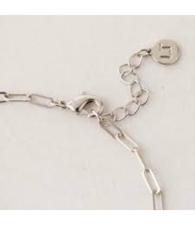 Lover's Tempo Boyfriend Chain Necklace- Silver
