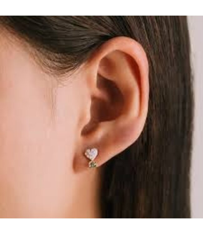 Lover's Tempo Bisou Stud Earring- Pink
