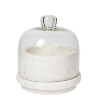 Marble White Butter Dish