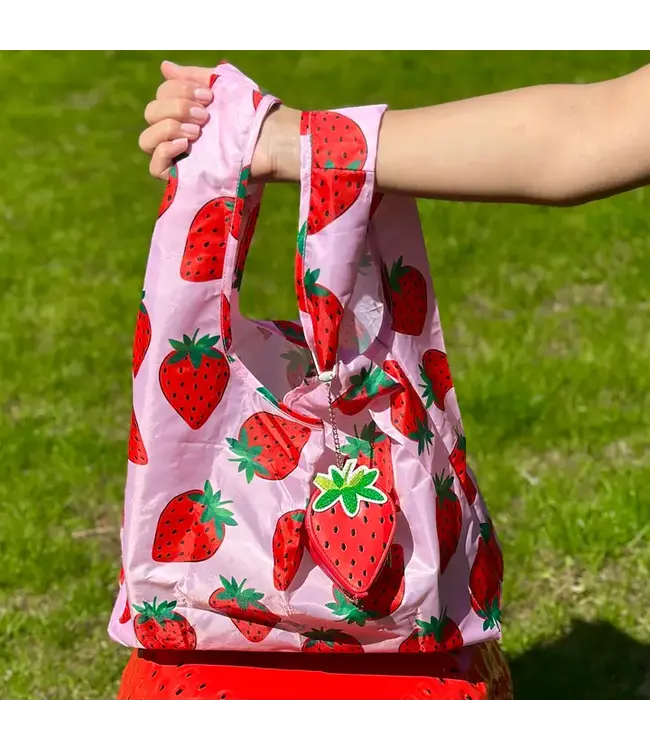 living royal 2-In-1 Bag Charm and Reusable Shopping Bag