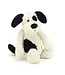 Jellycat Bashful Little Cream & Black Puppy