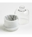 Marble White Butter Dish