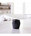 Noir Black Wash Vase with Handles (Small)