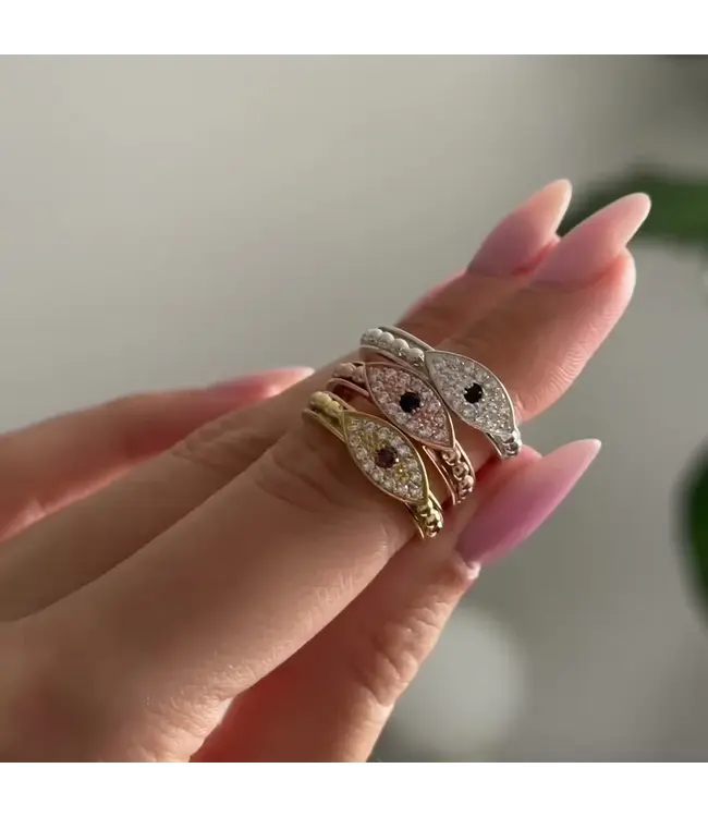 Meditation Rings Nazar RGV Size 9