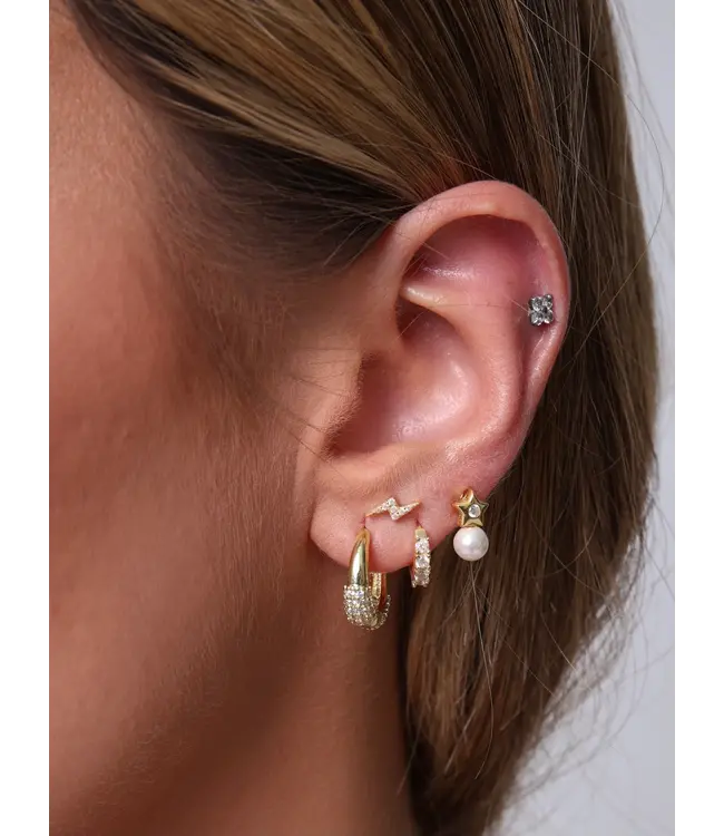 Pearl Star Studs