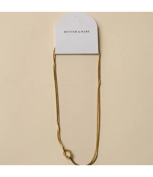 Hunter & Hare Kendra Knot Necklace