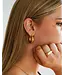 Hunter & Hare Emilia Voluptuous Gold Hoops