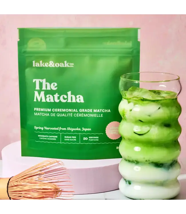 Lake & Oak Tea Co. Purely Matcha - Organic Ceremonial Grade Matcha