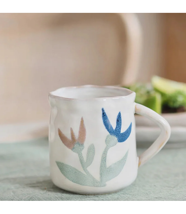 Indaba Painted Petal Mug