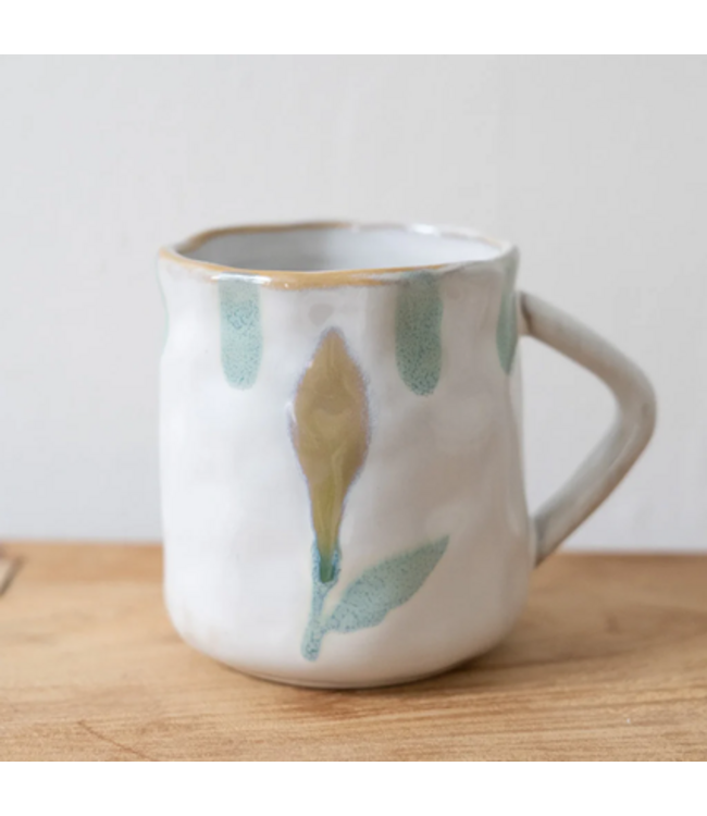 Indaba Painted Petal Mug