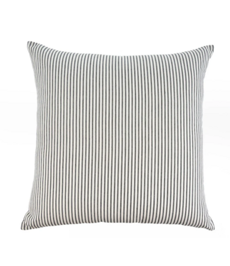 Indaba 24x24 Black Ticking Pillow
