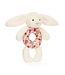 Jellycat Blossom Cream Bunny 'Berry' Ring Rattle