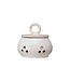 Stoneware Garlic Storage Jar W Lid