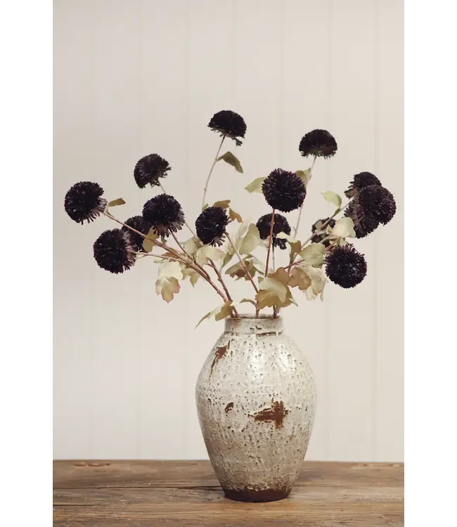 Indaba Pom Pom Floral Spray, Midnight