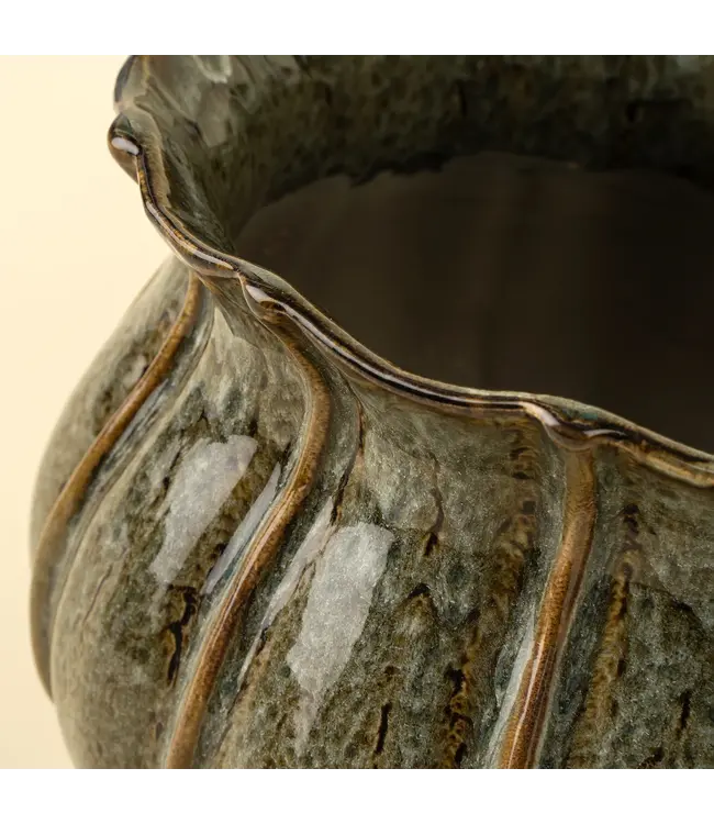 Indaba Florentine Stoneware Vase