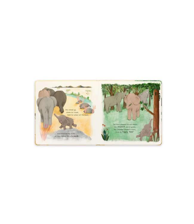 Jellycat Smudge the Littlest Elephant Book