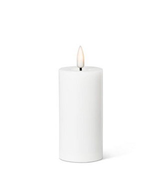 White LED Pillar Candle