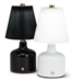 Small LED Lamp With Pleated Shade