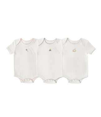Pehr Petit Pehr Pointelle One-Piece 3-Pack