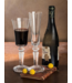 Flared Vertical Optic Wine Glass