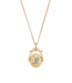Fable England Initial Gold Spinner Necklace