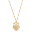 Fable England Initial Gold Spinner Necklace
