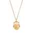 Fable England Initial Gold Spinner Necklace