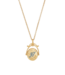 Fable England Initial Gold Spinner Necklace