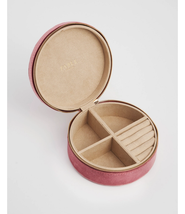 Fable England Floral Embroidered Jewlery Box