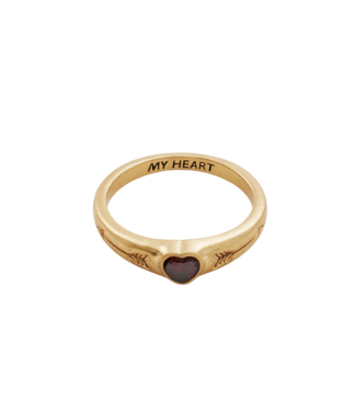 Fable England Heart Signet Ring